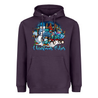 Plum christmas vibes Heavyweight Hoodie - FaDigitalArtStudio