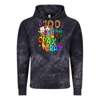 Cloud Black 100 days of cray cray Vintage Hoodie - LillyAllenDesigns