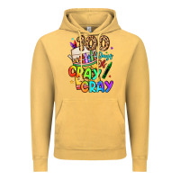 Vintage Mustard 100 days of cray cray Vintage Hoodie - LillyAllenDesigns