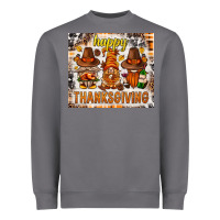 Storm Happy Thanksgiving gnomes Heavyweight Sweatshirt - NancyCooperArtShop