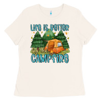 Bone life is better by the camp fire Ladies Tee - MaliasSmallBusiness