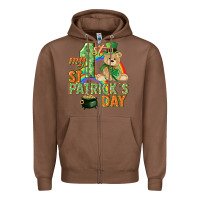 Chestnut My first St. Patrick's Day Zipper Hoodie - CowGirlArtShop