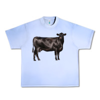 Grape Ice black angus cow Urban Heavy Tee - LillyAllenDesigns