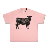 Salmon black angus cow Urban Heavy Tee - LillyAllenDesigns