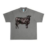 Tornado black angus cow Urban Heavy Tee - LillyAllenDesigns