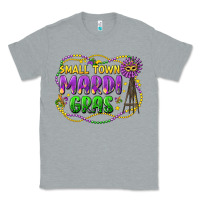 Heather Grey small town mardi gras Classic Tee - LillyAllenDesigns