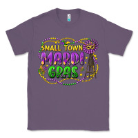 Lavender small town mardi gras Classic Tee - LillyAllenDesigns