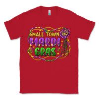 Red small town mardi gras Classic Tee - LillyAllenDesigns