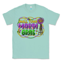 Seafoam small town mardi gras Classic Tee - LillyAllenDesigns