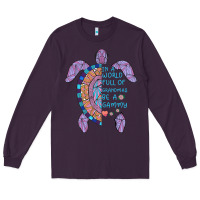 Plum In a World full of Grandmas be a Gammy Long Sleeve Tee - Bettercallsaul
