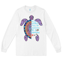 White In a World full of Grandmas be a Gammy Long Sleeve Tee - Bettercallsaul
