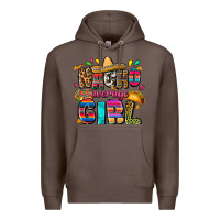 Coffee Nacho average girl Premium Hoodie - FaDigitalArtStudio