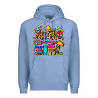 Colony Blue Nacho average girl Premium Hoodie - FaDigitalArtStudio