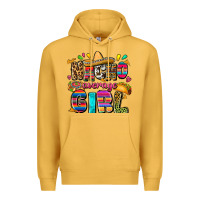 Mustard Nacho average girl Premium Hoodie - FaDigitalArtStudio