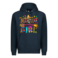 Navy Nacho average girl Premium Hoodie - FaDigitalArtStudio
