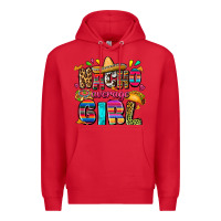 Red Nacho average girl Premium Hoodie - FaDigitalArtStudio