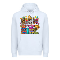 White Nacho average girl Premium Hoodie - FaDigitalArtStudio