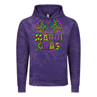 Cloud Purple mardi gras Vintage Hoodie - LillyAllenDesigns