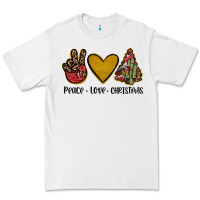 White peace love christmas Premium Tee - JahusDesignShop