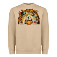 Mushroom Fall rainbow pumpkin Heavyweight Sweatshirt - NancyCooperArtShop