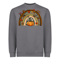 Storm Fall rainbow pumpkin Heavyweight Sweatshirt - NancyCooperArtShop