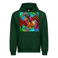 Forest Green Halloween Quarter Horse Urban Hoodie - LillyAllenDesigns