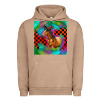 Pigment Burro Halloween Quarter Horse Urban Hoodie - LillyAllenDesigns
