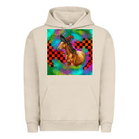 Pigment French Oak Halloween Quarter Horse Urban Hoodie - LillyAllenDesigns