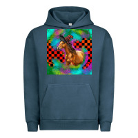 Pigment Midnight Navy Halloween Quarter Horse Urban Hoodie - LillyAllenDesigns
