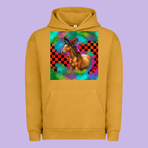 Halloween Quarter Horse Urban Hoodie Designed By Lillyallendesigns