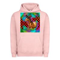 Pigment Salmon Halloween Quarter Horse Urban Hoodie - LillyAllenDesigns