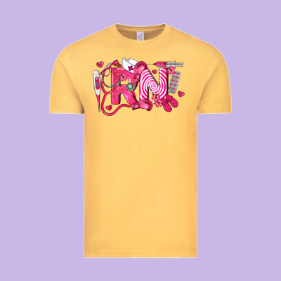 Rn Breast Cancer Registered Nurse Vintage Tee Designed By Lillyallendesigns