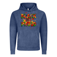 Vintage Denim black and proud Vintage Hoodie - LillyAllenDesigns