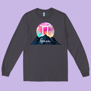 Gemini Long Sleeve Tee Designed By Bettercallsaul