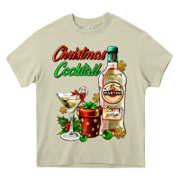 Mossy christmas cocktail martini and gift Heavy Core Tee - AdoDesignShop