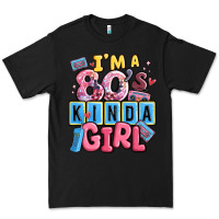 Black i'm a 80's kinda girl Premium Tee - MaliasSmallBusiness