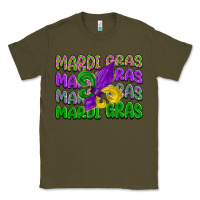 Army Green mardi gras with fleur de lis Classic Tee - LillyAllenDesigns