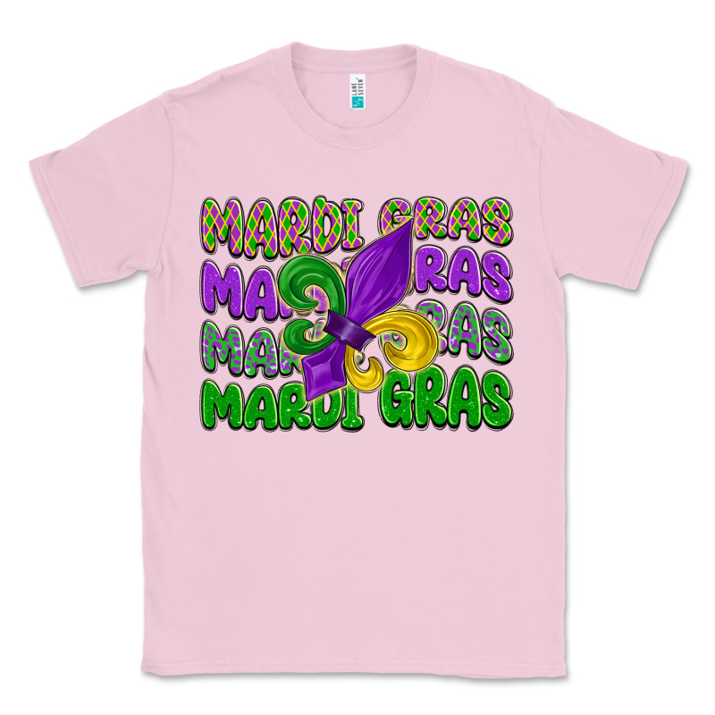 Mardi Gras With Fleur De Lis Classic Tee by LillyAllenDesigns | Teevron