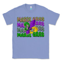 Colony Blue mardi gras with fleur de lis Classic Tee - LillyAllenDesigns