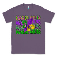 Lavender mardi gras with fleur de lis Classic Tee - LillyAllenDesigns