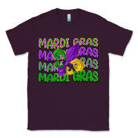 Plum mardi gras with fleur de lis Classic Tee - LillyAllenDesigns