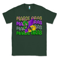 Sports Green mardi gras with fleur de lis Classic Tee - LillyAllenDesigns