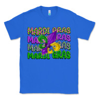 True Royal mardi gras with fleur de lis Classic Tee - LillyAllenDesigns