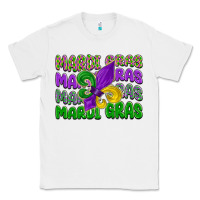 White mardi gras with fleur de lis Classic Tee - LillyAllenDesigns