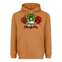 Meerkat merry christmas paws Heavyweight Hoodie - FaDigitalArtStudio