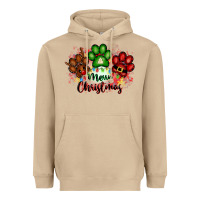 Mushroom merry christmas paws Heavyweight Hoodie - FaDigitalArtStudio