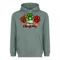 Sage merry christmas paws Heavyweight Hoodie - FaDigitalArtStudio