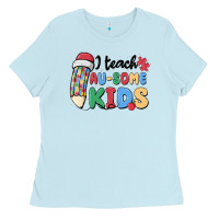Baby Blue i teac au some kids Ladies Tee - MaliasSmallBusiness