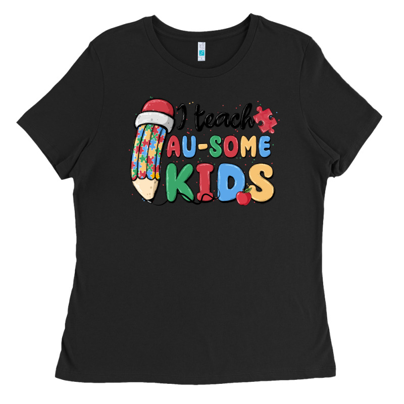 I Teac Au Some Kids Ladies Tee by MaliasSmallBusiness | Teevron