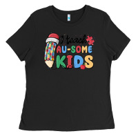 Black i teac au some kids Ladies Tee - MaliasSmallBusiness